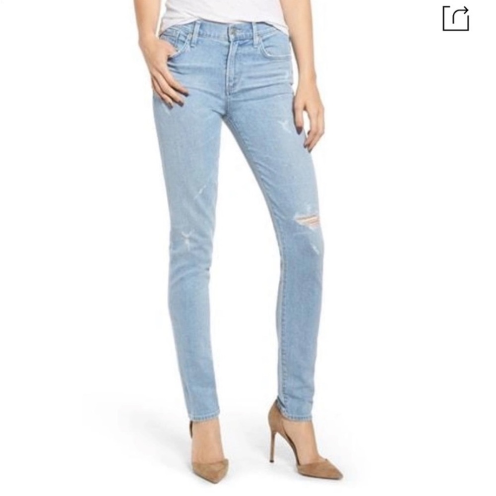 Agolde Women's Sophie Light Wash Skinny Jeans 25